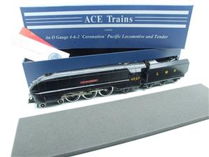 Ace Trains O Gauge E12C1 Streamlined Coronation Pacific LMS Wartime Satin Black "City of Liverpool" R/N 6247 Bxd image 1