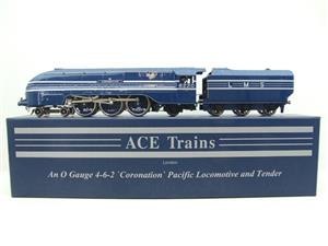 Ace Trains O Gauge E12A1, LMS, Blue, Coronation Pacific "Coronation" R/N 6220, Metal, Electric, 2/3 Rail, N/NEW Bxd image 1