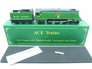 Ace Trains O Gauge E9 BR Lined Apple Green West Country Class Bulleid Pacific British Railways 4-6-2 Loco & Tender Named "Yeovil" R/N 34004, Electric 2/3 Rail Boxed image 2