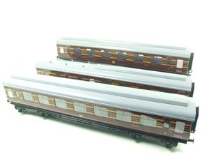 Ace Trains O Gauge C28B LMS Maroon Coronation Scot Coaches x3 Set B Brand NEW Boxed 2/3 Rail Bargain Clearance Priced Ltd Stock image 2