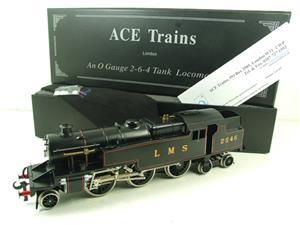 Ace Trains O Gauge E/8, LMS Satin Black 2 Cyl Stanier Tank Loco R/N 2546 Electric 2/3 Rail Bxd image 3