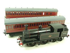 Ace Trains O Gauge E25/S-E1 BR Black G5 Tank Loco R/N 67325 & Coaches Set Electric 2/3 Rail Bxd image 3