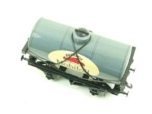 Ace Trains O Gauge G1 Four Wheel Gargoyle "Mobiloil" Grey Fuel Tanker Tinplate image 5