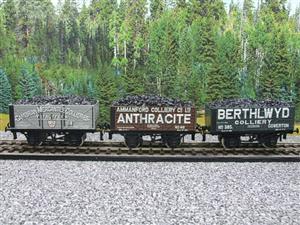 Ace Trains O Gauge G/5 WS1 Private Owner "South Wales" Coal Wagons x3 Set 1 Bxd image 5