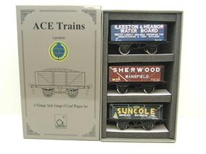 Ace Trains O Gauge G/5 WS2 Private Owner "Midlands" Coal Wagons x3 Set 2 Bxd image 1