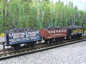 Ace Trains O Gauge G/5 WS2 Private Owner "Midlands" Coal Wagons x3 Set 2 Bxd image 3