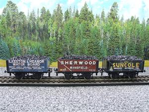 Ace Trains O Gauge G/5 WS2 Private Owner "Midlands" Coal Wagons x3 Set 2 Bxd image 5