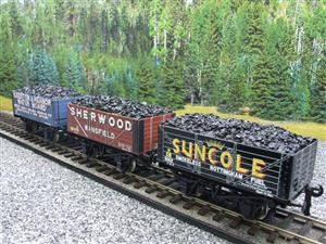 Ace Trains O Gauge G/5 WS2 Private Owner "Midlands" Coal Wagons x3 Set 2 Bxd image 8