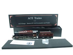 Ace Trains O Gauge E/38A, LMS Lined Gloss Maroon Class 8F, 2-8-0 Locomotive and Tender R/N 8624 2/3 Rail Boxed image 3