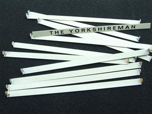 Ace Trains O Gauge Y/M "THE YORKSHIREMAN" Coach Head Boards x12 Set image 3