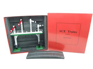 Ace Trains O Gauge ACS/1 Signal Gantry "All Home" Red Fish Tail Signal Arms Edition Electric image 1
