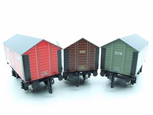 Ace Trains O Gauge G6 SV1 Private Owner Salt Wagons x3 Set 1 Bxd image 5