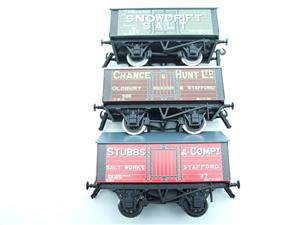 Ace Trains O Gauge G6 SV1 Private Owner Salt Wagons x3 Set 1 Bxd image 6