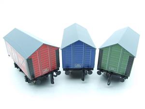 Ace Trains O Gauge G6 SV3 Private Owner Salt Wagons x3 Set 3 Bxd image 5