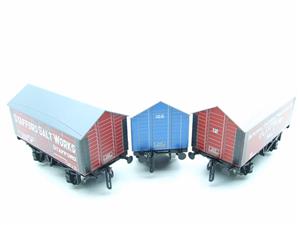 Ace Trains O Gauge G6 SV4 Private Owner Salt Wagons x3 Set 4 Bxd image 5