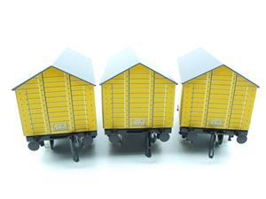 Ace Trains O Gauge G6 SV5 Private Owner "Saxa Salt" Wagons x3 Set 5 Bxd image 4