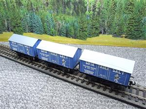 Ace Trains O Gauge G6 SV7 Private Owner "Sifta Salt" Wagons x3 Set 7 Bxd image 7