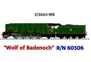Ace Trains, O Gauge, E/36A5-WB, Non-Streamlined Edition, Class P2, BR, Pre 56, Gloss Lined Green, 2-8-2 Loco & Tender Named "Wolf of Badenoch" R/N: 60506, Metal, 2/3 Rail, Brand NEW Release Edition image 1