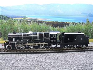 Ace Trains O Gauge E/18A1 LMS Gloss Black Loco & Tender "Silver Jubilee" R/N 5552 Elec 2/3 Rail Bxd Rare image 9