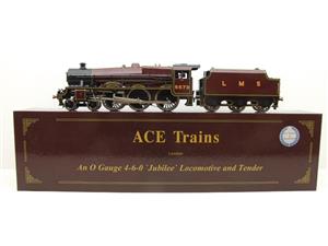Ace Trains O Gauge E/18C1 LMS Maroon Jubilee "Newfoundland" R/N 5573 Electric 2/3 Rail New Boxed image 1
