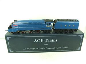 Ace Trains O Gauge A4 Pacific LNER Garter Blue "Seagull" 3 Electric R/N 4902 Boxed image 1