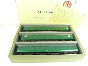 Ace Trains O Gauge C13A BR MK1 SR Southern Green Coaches x3 Set A Boxed 2/3 Rail "Atlantic Coast Coach Set" image 1