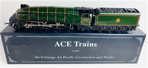 Ace Trains O Gauge E/4 BR Green A4 Pacific 4-6-2 "Sir Nigel Gresley" R/N 60007, Bxd, 3 Rail image 1