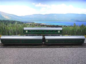 Ace Trains O Gauge C13B BR MK1 SR Southern Green Coaches x3 Set B Boxed 2/3 Rail "Atlantic Coast Coach Set" image 9