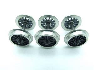 Ace Trains O Gauge 27mm Stainless Steel Tender Wheel Sets 2/3 Rail Running x3 Set image 2