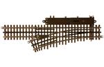 Atlas 6070 - O Gauge 3 Rail O-54 Left Hand Remote Turnout 27” Radius Electric Operated Point x1