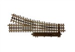 Atlas 6073 - O Gauge 3 Rail O-54 Right Hand Remote Turnout 36” Radius Electric Operated Point x1