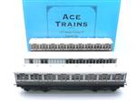 Ace Trains O Gauge "LBSCR" C1 Passenger x3 Coaches Set Tinplate Boxed