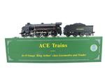 ACE Trains O Gauge E/34-D1 Bulleid SR Wartime Satin Black 4-6-0 "King Arthur" 453 Elec 2/3 Rail Boxed