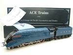 Ace Trains O Gauge E4, A4 Pacific LNER Blue "Golden Fleece", R/N 4495 Electric 3 Rail Boxed