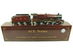Ace Trains O Gauge E18C2, LMS Maroon Jubilee Class Loco & Tender "Leander" R/N 5690 Electric 2/3 Rail Boxed