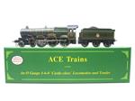 Ace Trains O Gauge E7/2 BR Castle Class "Bristol Castle" R/N 7013 Electric 2/3 Rail Boxed