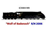 Ace Trains O Gauge, E/36B4-WB, Streamlined Edition, Class P2, LNER, Lined Gloss Black, 2-8-2 Loco & Tender Named "Wolf of Badenoch" R/N: 2006, Metal, 2/3 Rail, Brand NEW