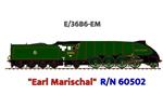 Ace Trains O Gauge E/36B6-EM, Streamlined Edition, Class P2, BR, Lined Gloss Green, 2-8-2 Loco & Tender Named, "Earl Marischal" R/N: 60502, Metal, 2/3 Rail, Brand NEW Special Edition