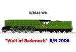 Ace Trains O Gauge, E/36A1-WB, Non-Streamlined Edition, Class P2, LNER, Lined Apple Green, 2-8-2 Loco & Tender Named "Wolf of Badenoch" R/N: 2006, Metal, 2/3 Rail, Brand NEW
