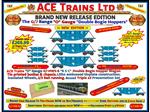 Ace Trains O Gauge G7-HWS4 Bogie Hopper Wagon"Set 3" x3 Triple"B S C" Box Presentation Set