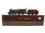 Ace Trains O Gauge E/18C1 LMS Maroon Jubilee "Newfoundland" R/N 5573 Electric 2/3 Rail New Boxed