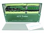 Ace Trains O Gauge E6 LNER Green A3 Pacific Round Dome "Flying Scotsman" R/N 4472 Elec 3 Rail Bxd