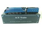 Ace Trains O Gauge A4 Pacific LNER Blue Pre-War Loco & Tender "Mallard" R/N 4468 Bxd 3 Rail