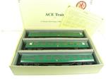 Ace Trains O Gauge C13A BR MK1 SR Southern Green Coaches x3 Set A Boxed 2/3 Rail "Atlantic Coast Coach Set"