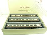 Ace Trains O Gauge C12 GWR Brown & Cream "Hawksworth" Coaches x3 Set A Boxed 2/3 Rail
