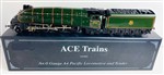 Ace Trains O Gauge E/4 BR Green A4 Pacific 4-6-2 "Sir Nigel Gresley" R/N 60007, Bxd, 3 Rail