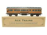 ACE Trains O Gauge LNER Overlay Series by Brian Wright C/8, LNER, “Dynamometer Car” Coach R/N 23591